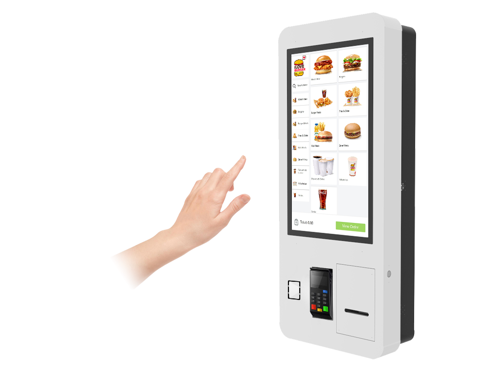 Vertical Interactive Digital Menu Board